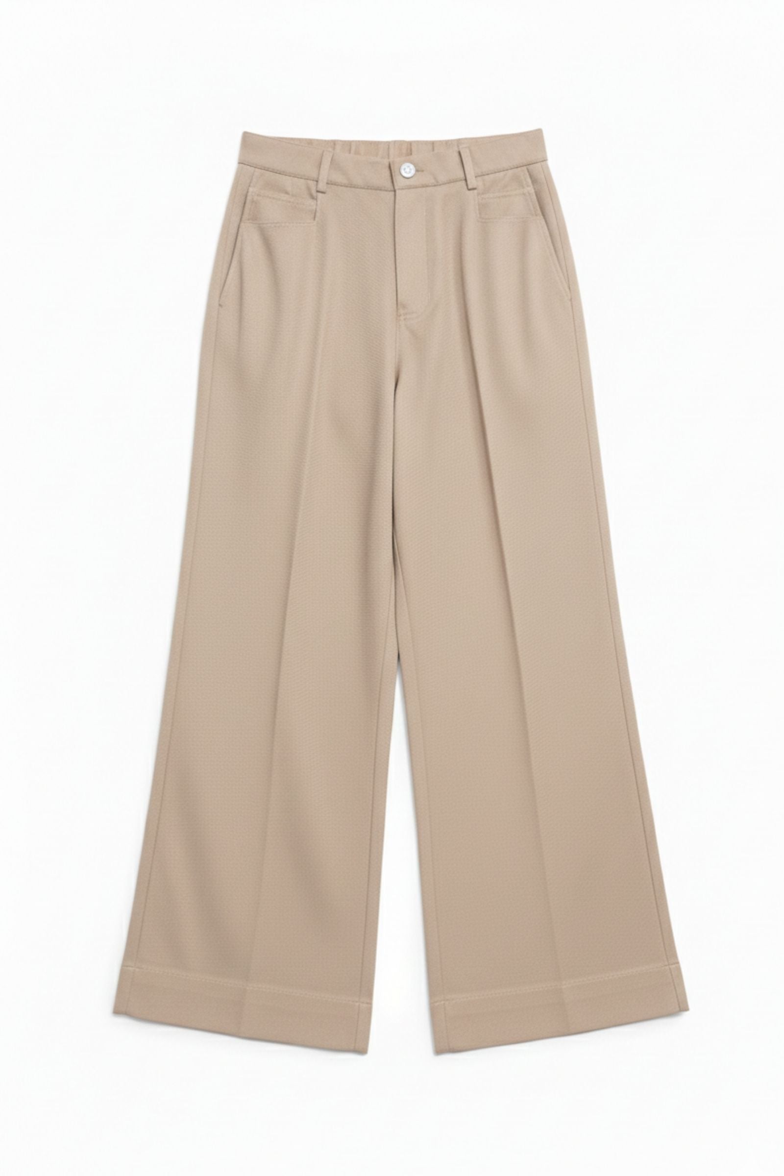 Pantalon large coton & lyocell