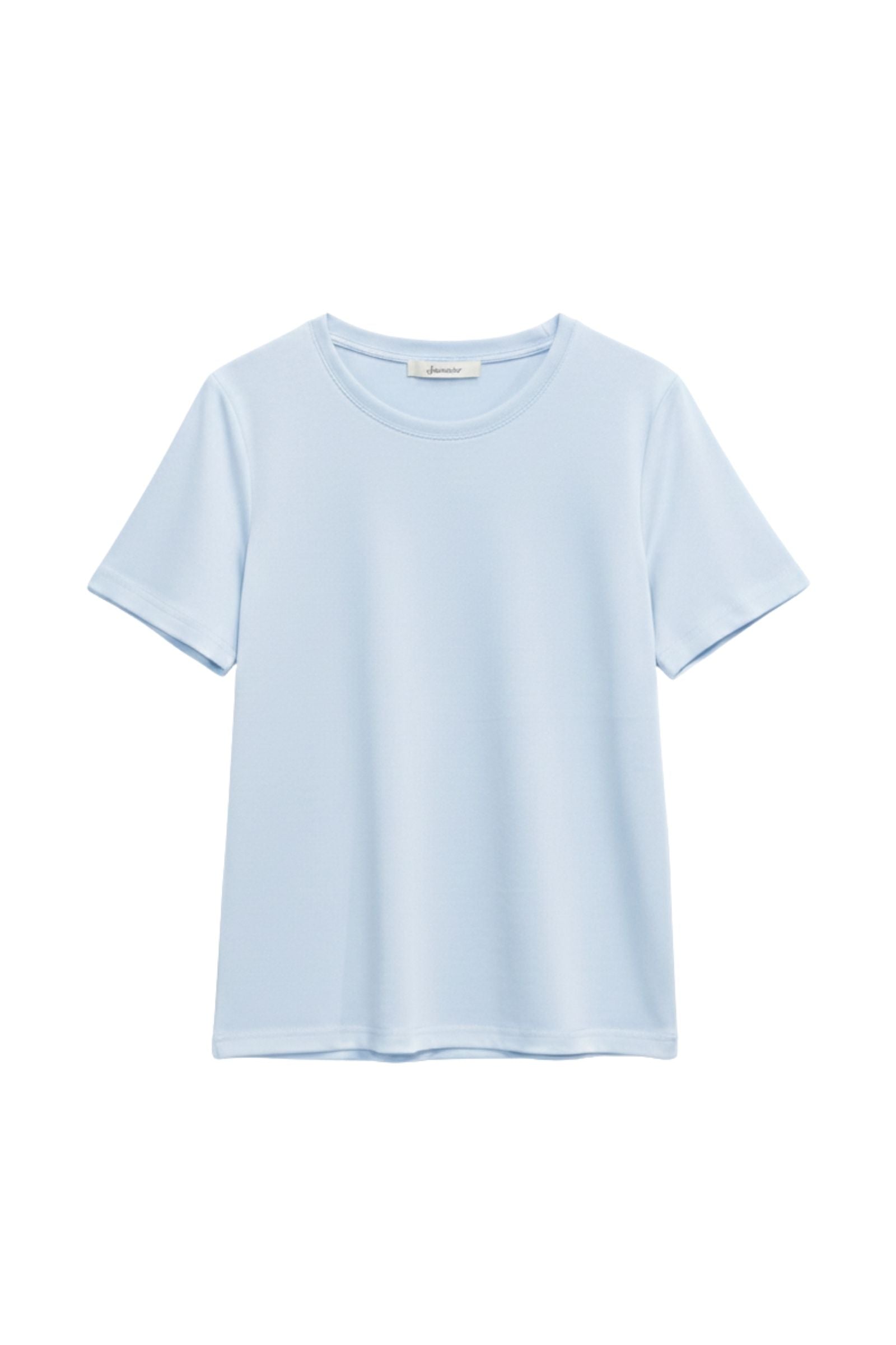 T-shirt col rond 100% coton premium manches courtes