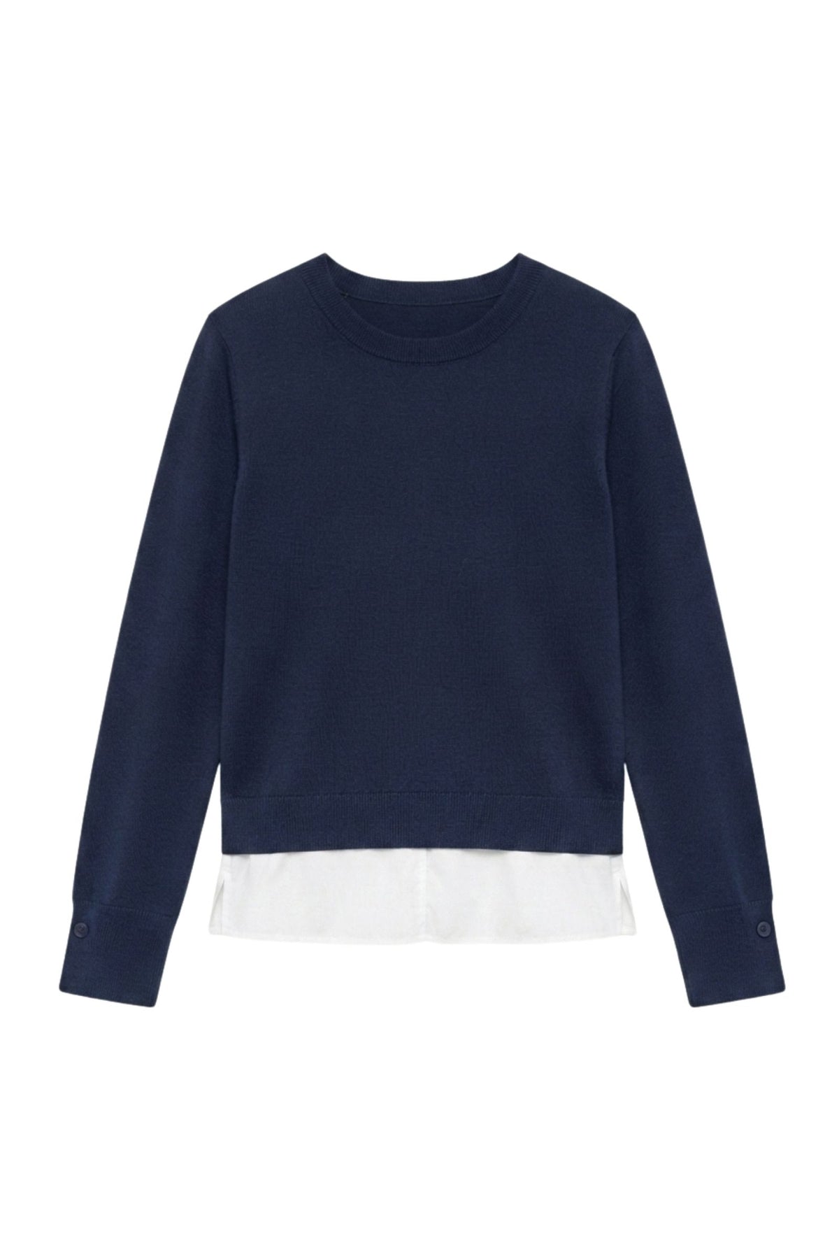 Le Pull Laine Mérinos à volants