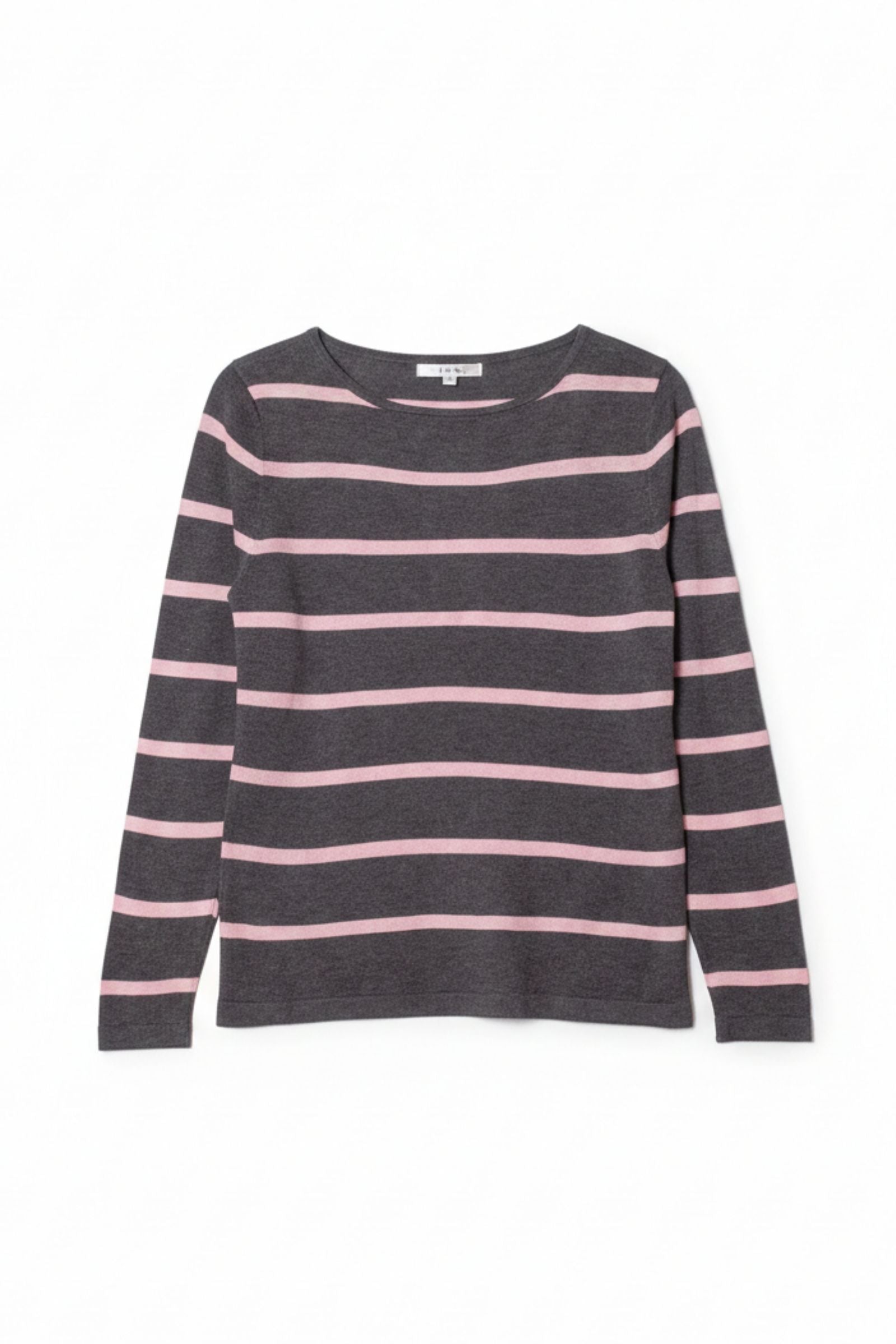 Pull marinière en soie et cachemire