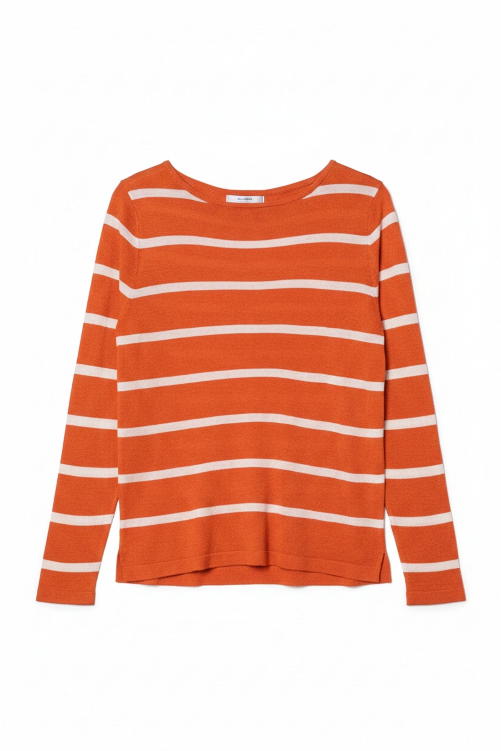 Pull marinière en soie et cachemire
