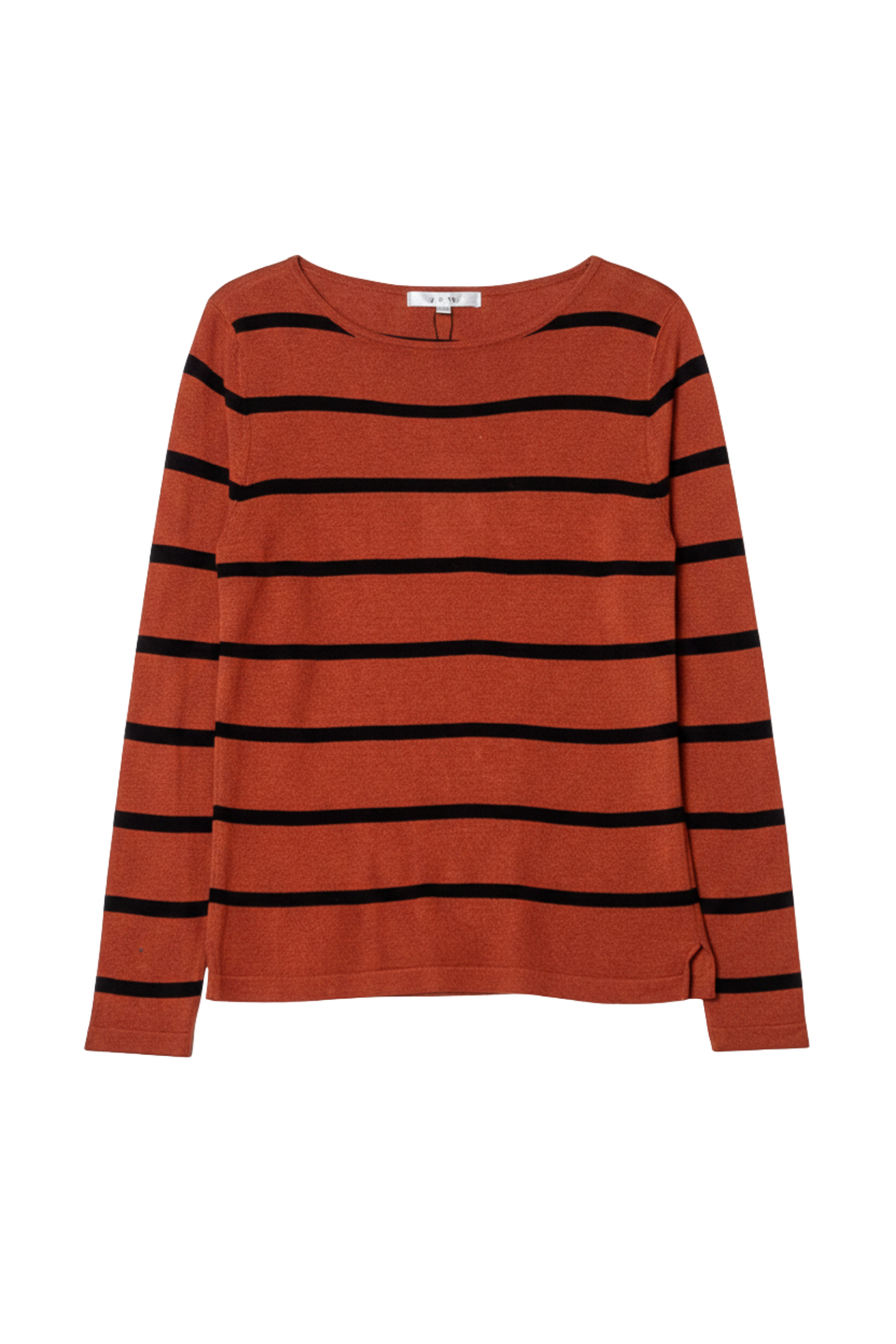 Pull marinière en soie et cachemire