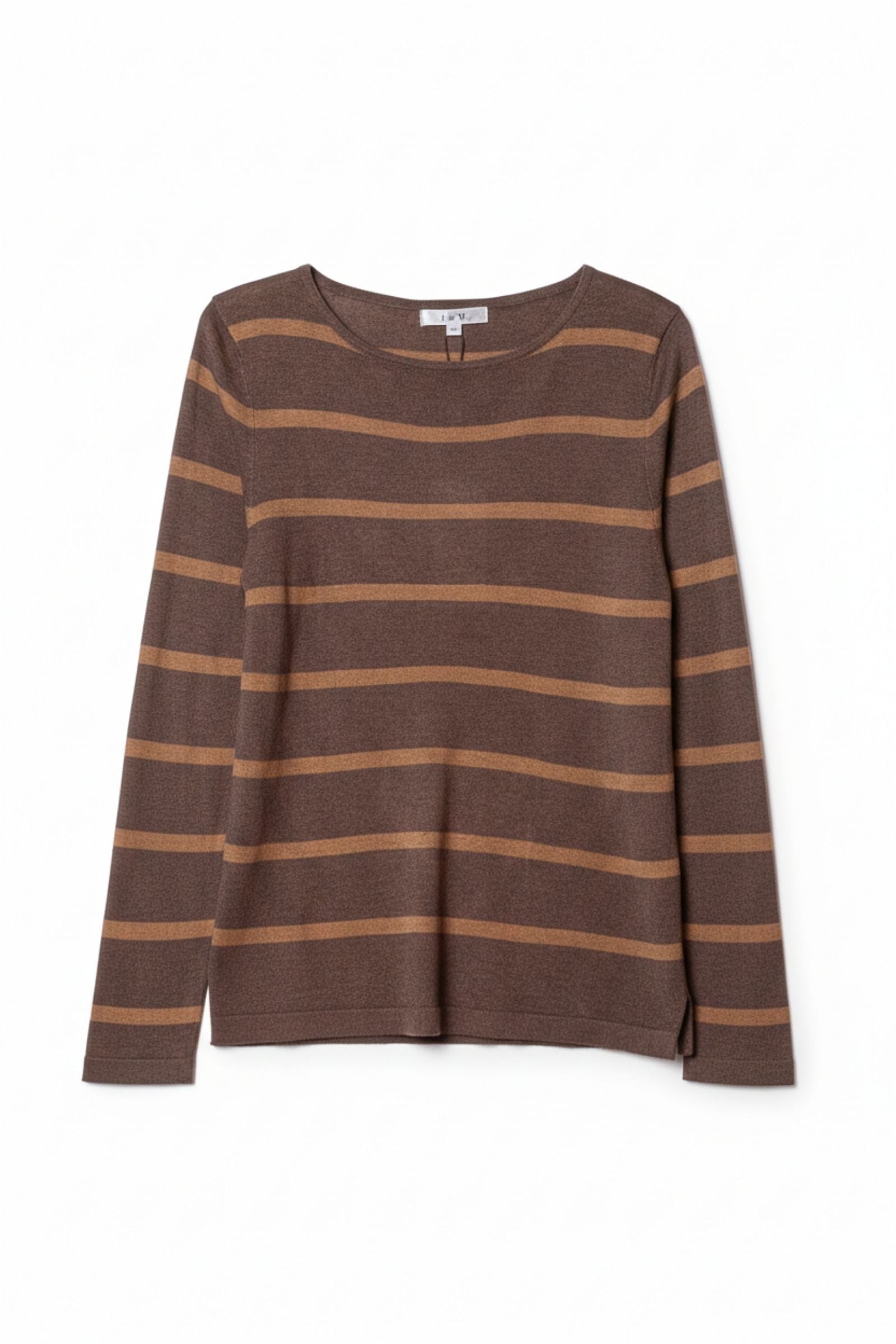Pull marinière en soie et cachemire
