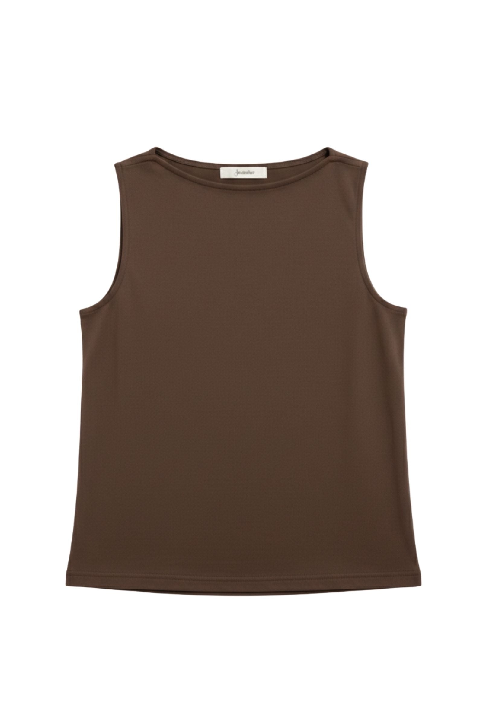 Débardeur 100% coton premium col bateau