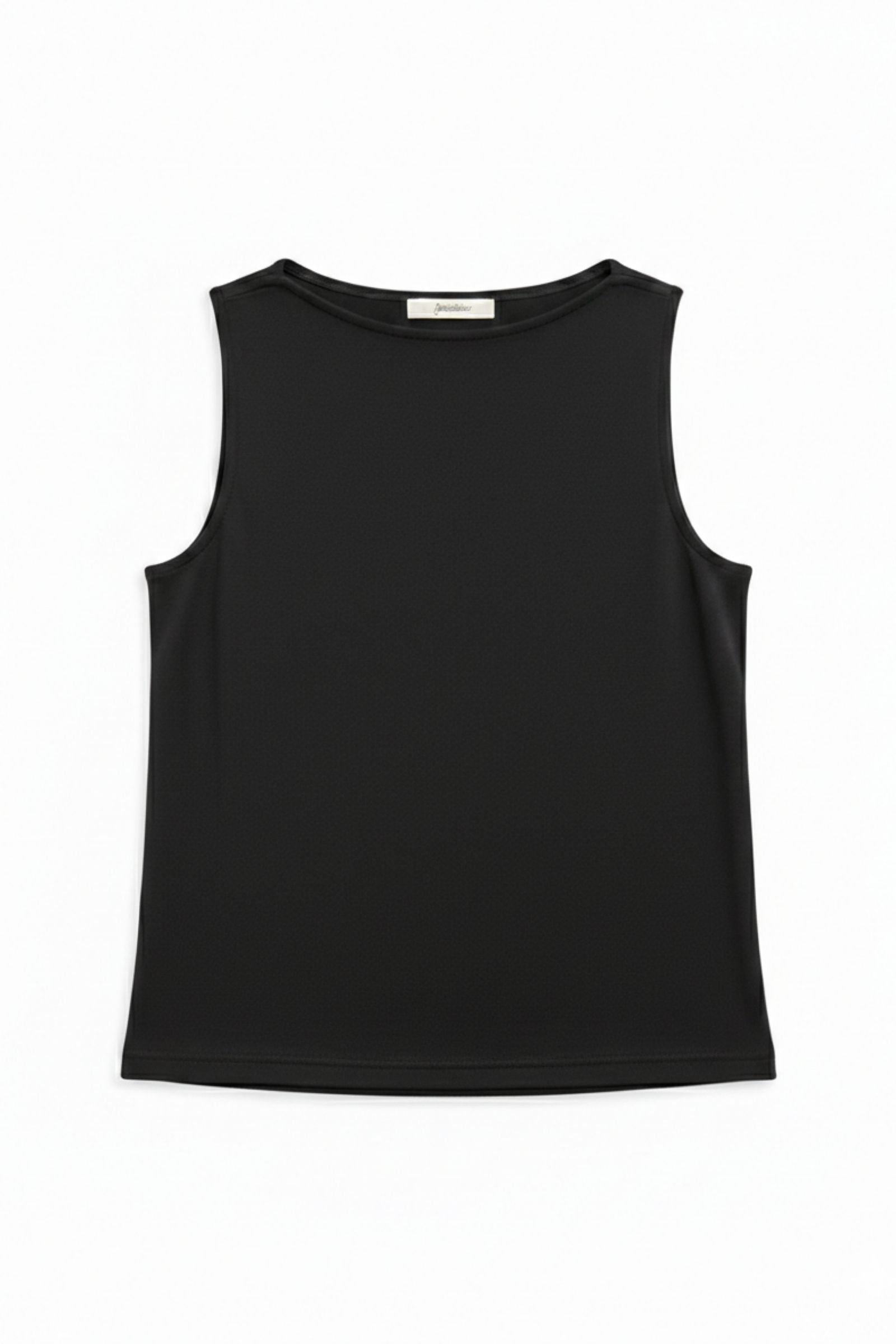 Débardeur 100% coton premium col bateau