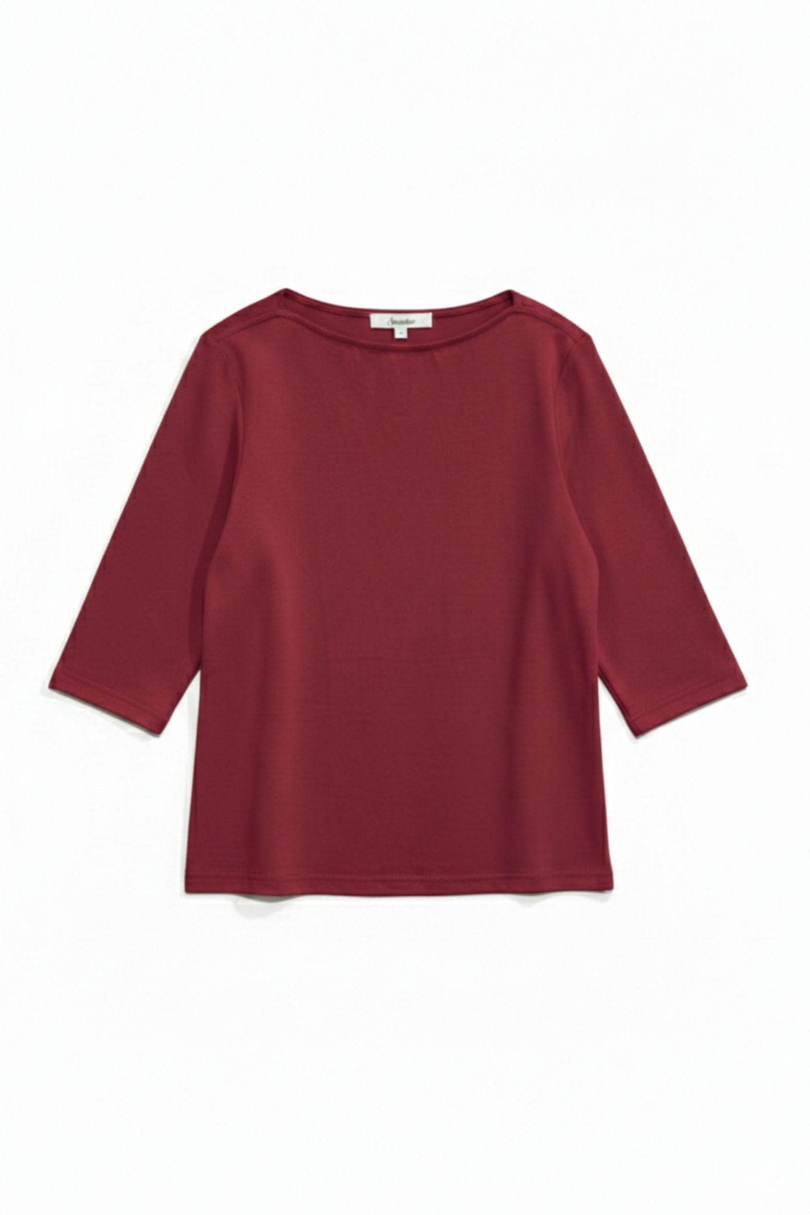 Top 100% coton premium manches courtes col bateau