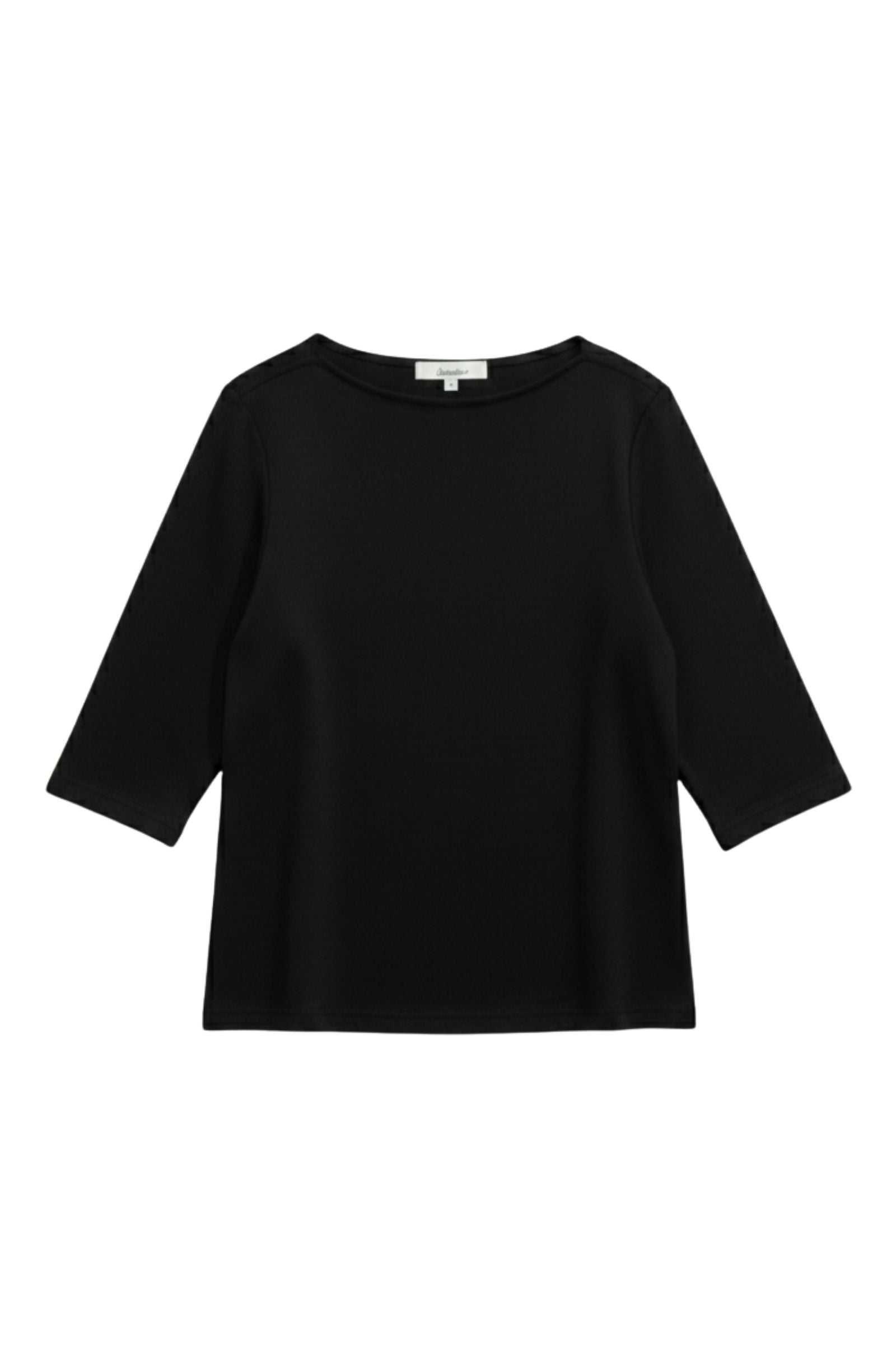 Top 100% coton premium manches courtes col bateau